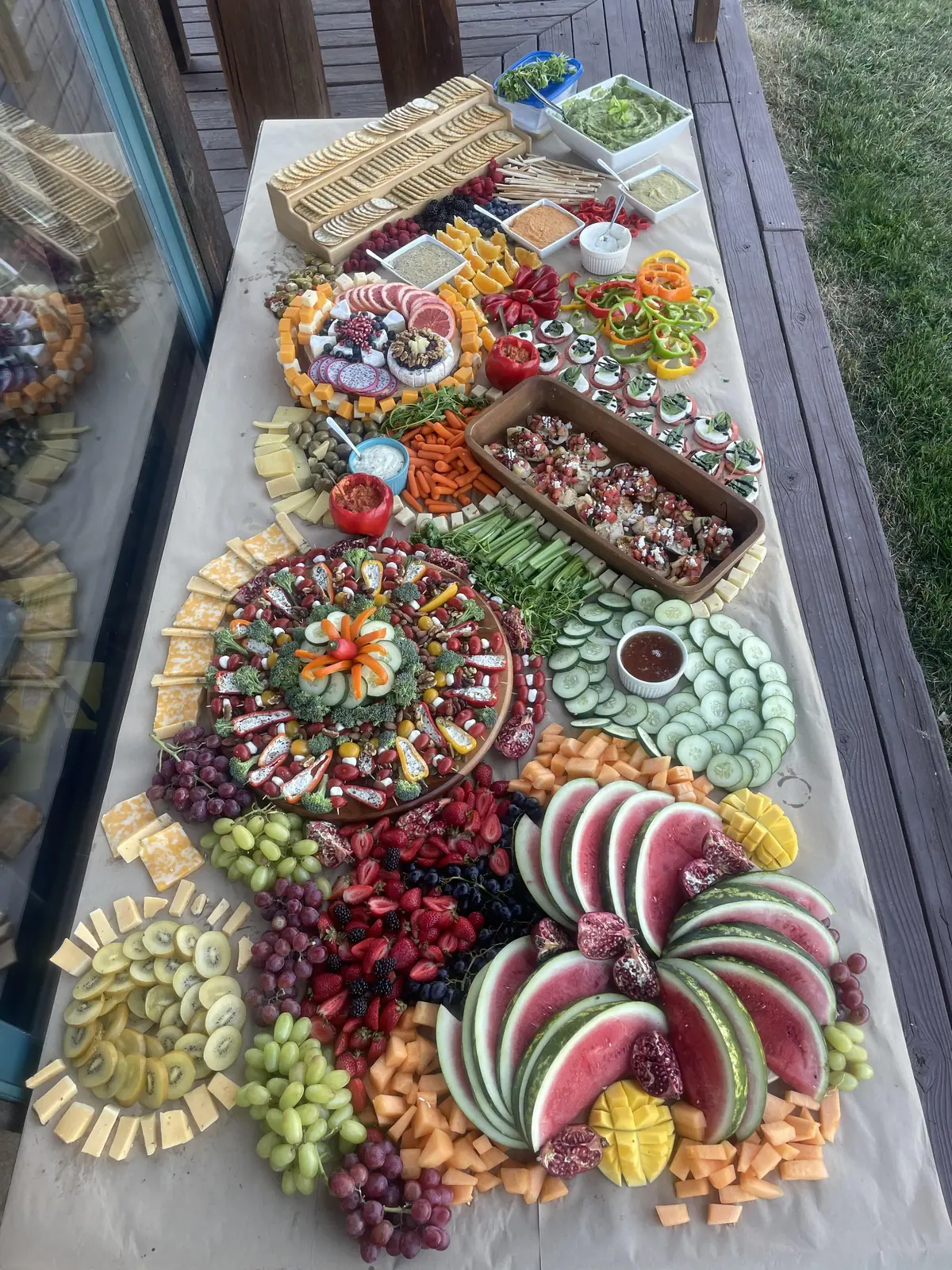 Charcuterie catering from a local food truck