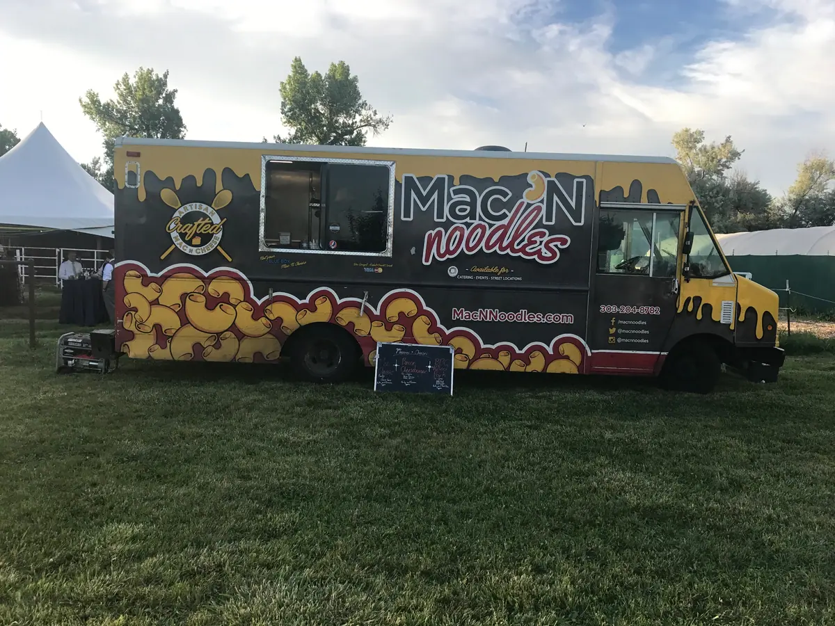 Mac N Noodles food truck at an event