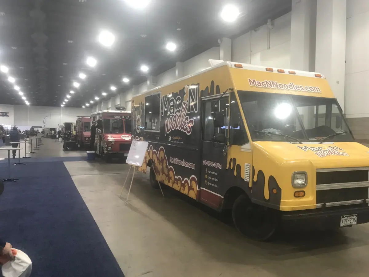 Mac N Noodles food truck at an event