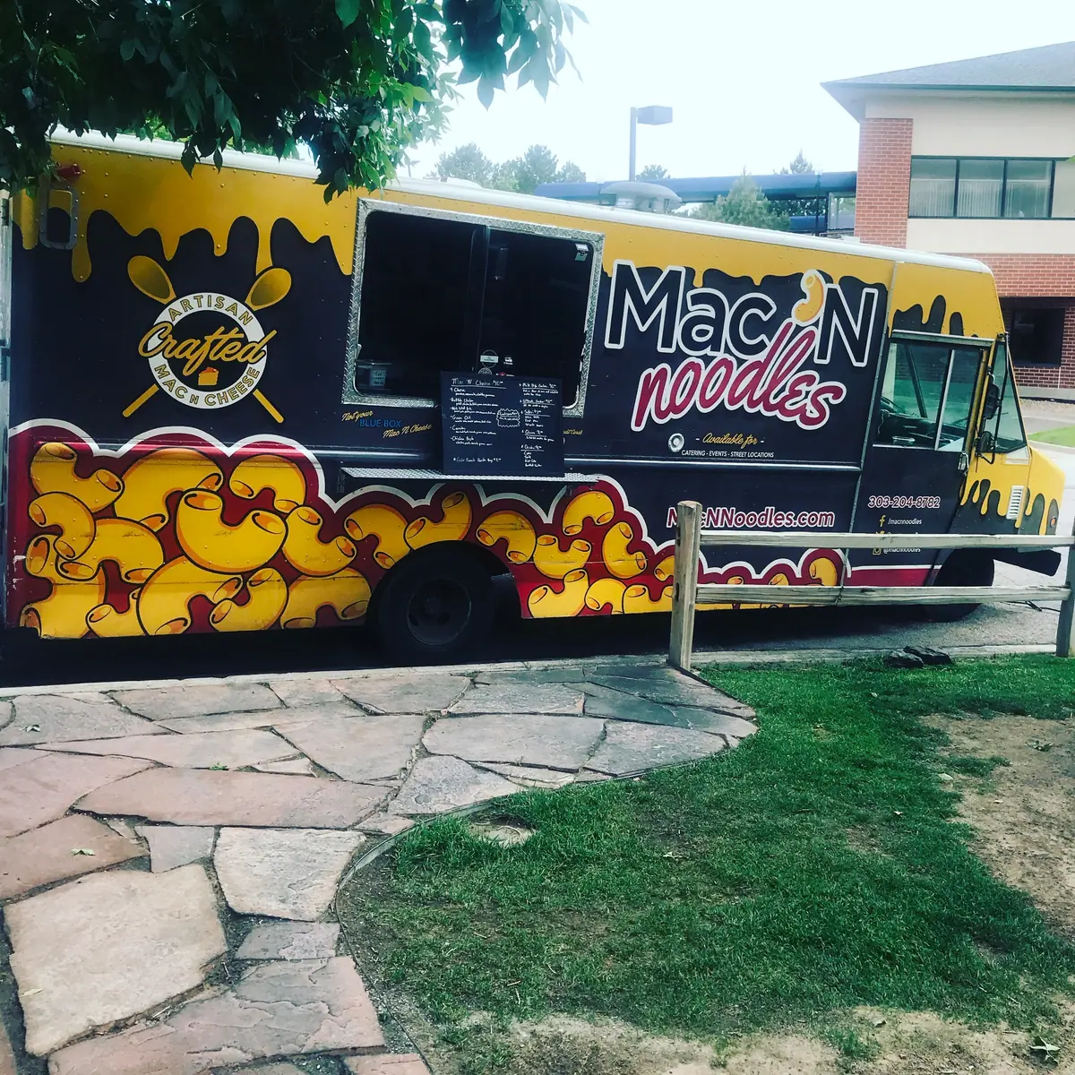 Mac N Noodles food truck at an event