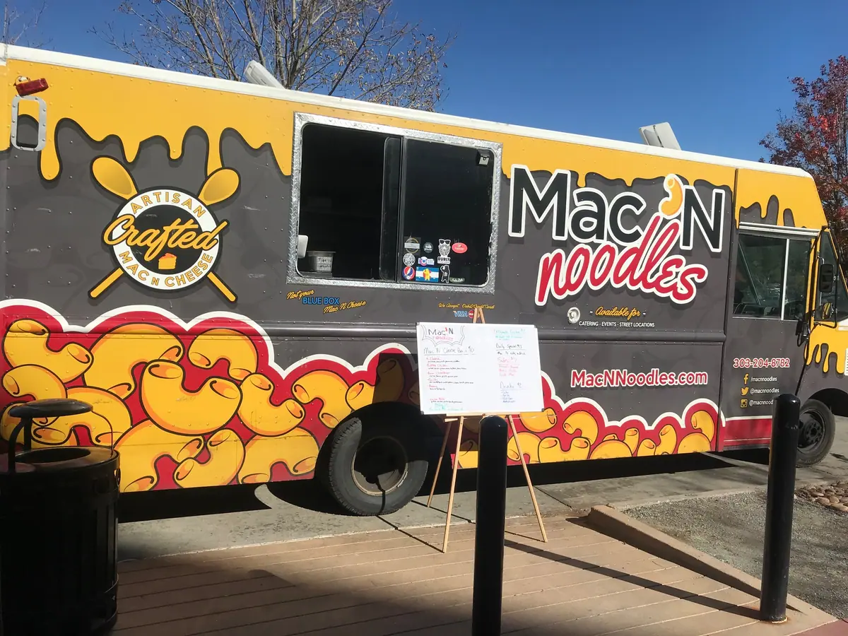 Mac N Noodles food truck at an event
