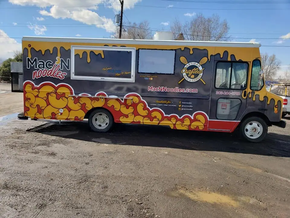 Mac N Noodles food truck at an event