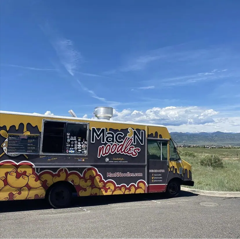 Mac N Noodles food truck at an event