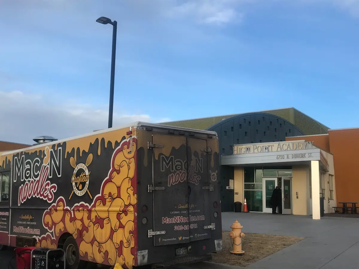 Mac N Noodles food truck at an event