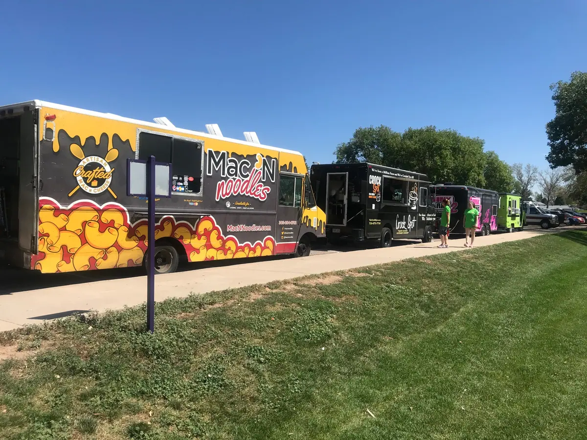 Mac N Noodles food truck at an event