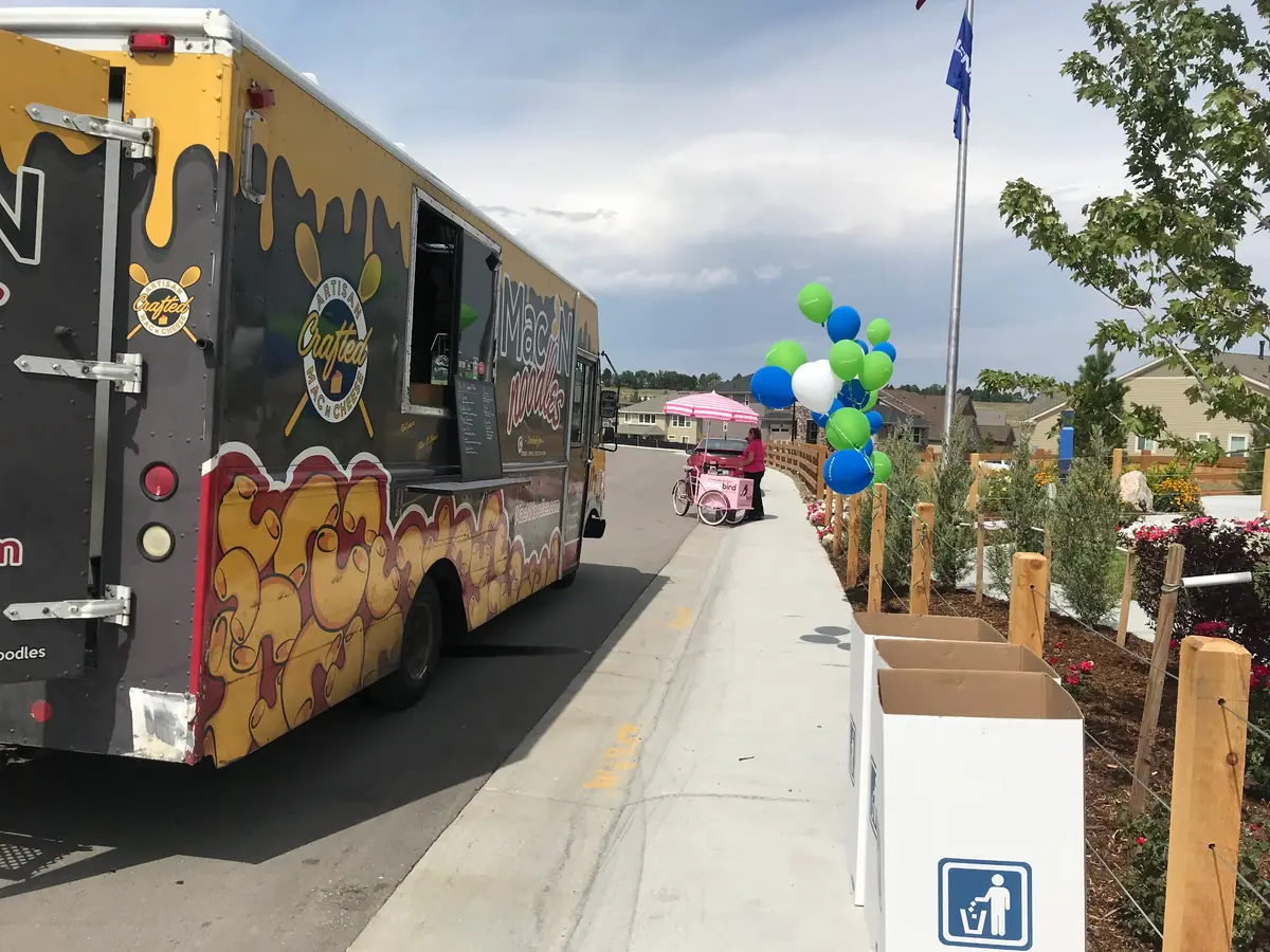 Mac N Noodles food truck at an event