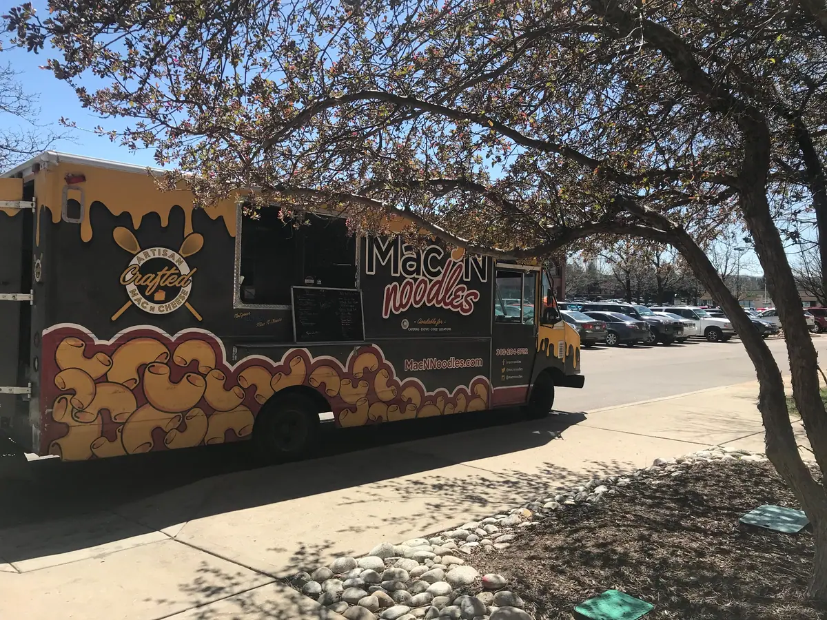 Mac N Noodles food truck at an event