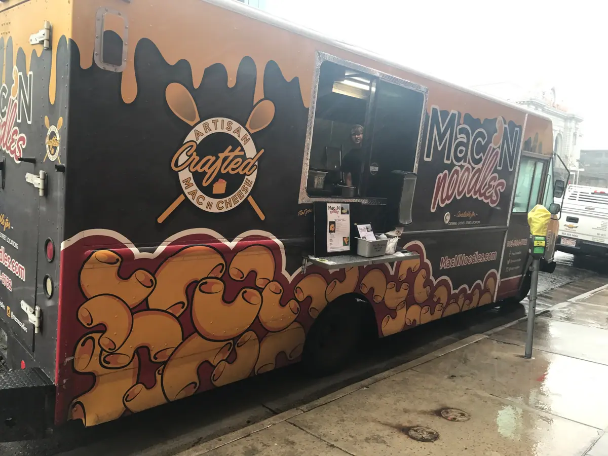 Mac N Noodles food truck at an event