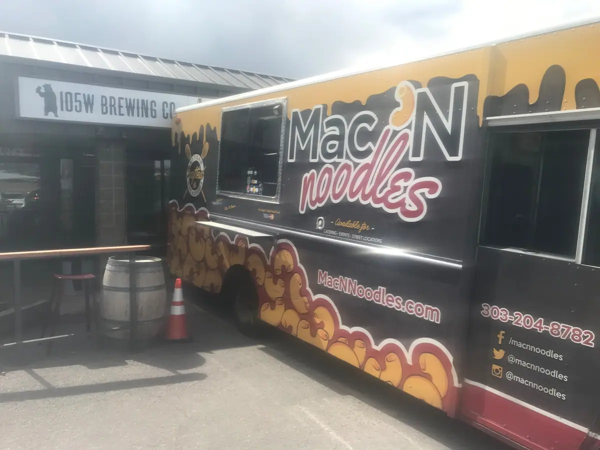 Mac N Noodles food truck at an event