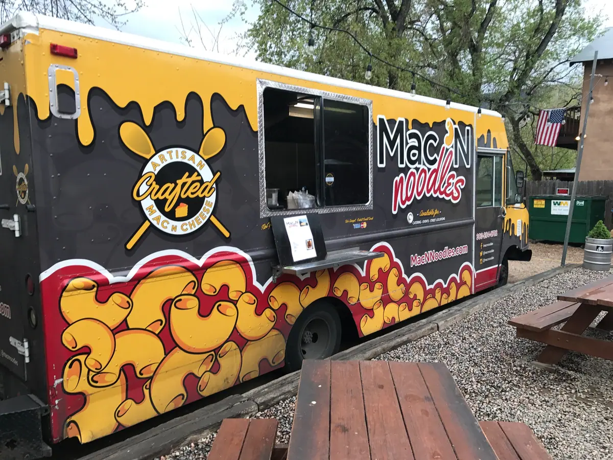 Mac N Noodles food truck at an event