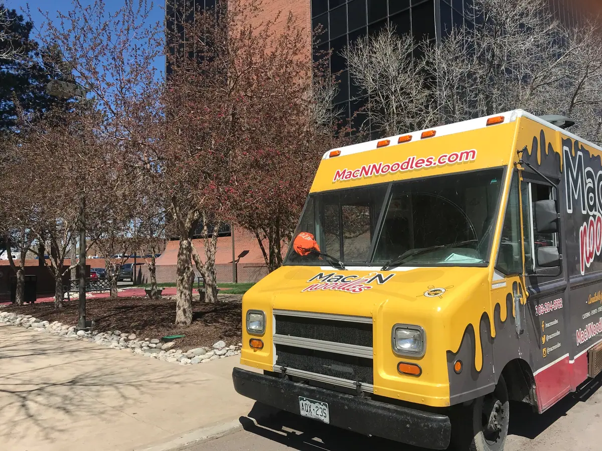 Mac N Noodles food truck at an event