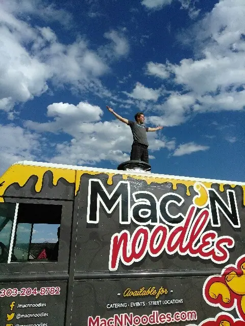 Mac N Noodles food truck at an event