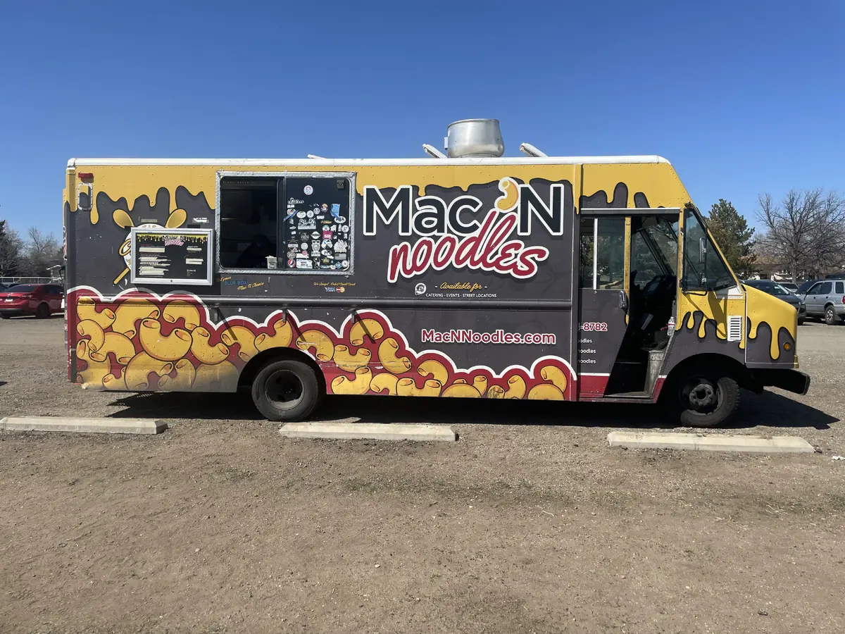 Mac N Noodles food truck at an event