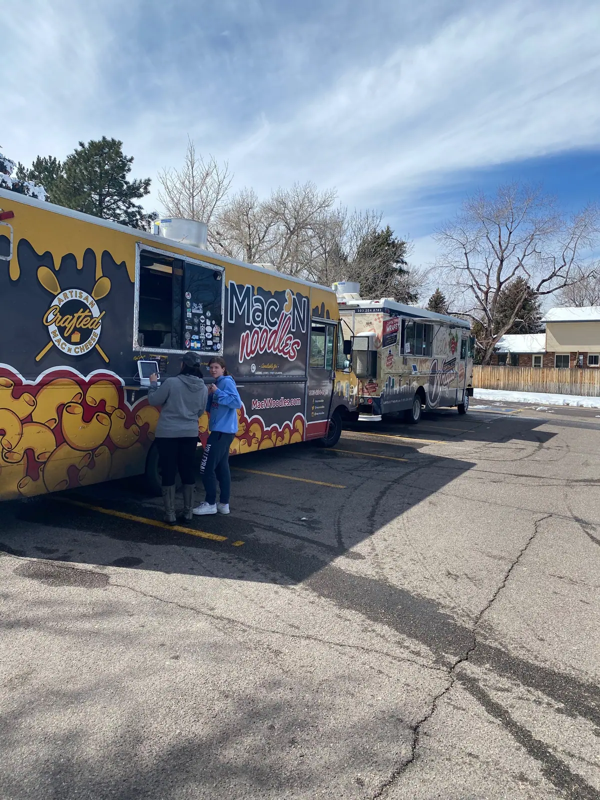 Mac N Noodles food truck at an event