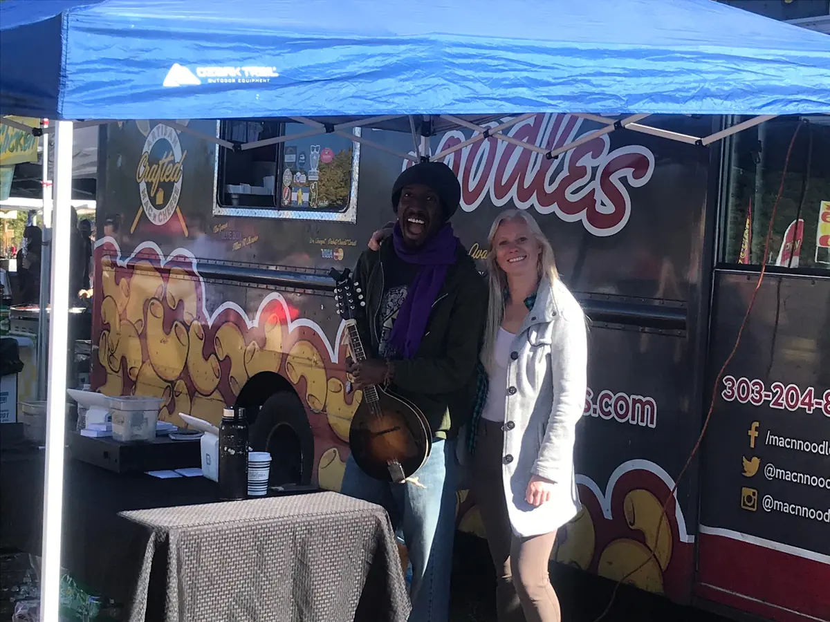 Mac N Noodles food truck at an event