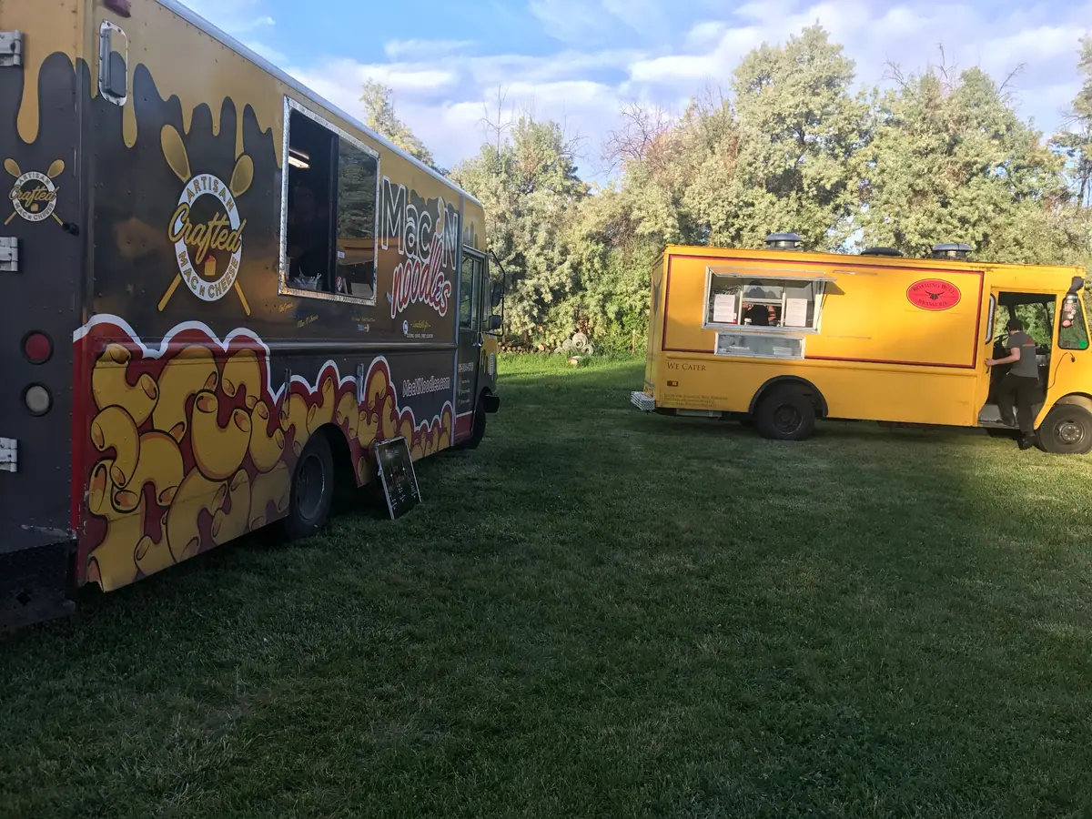 Mac N Noodles food truck at an event
