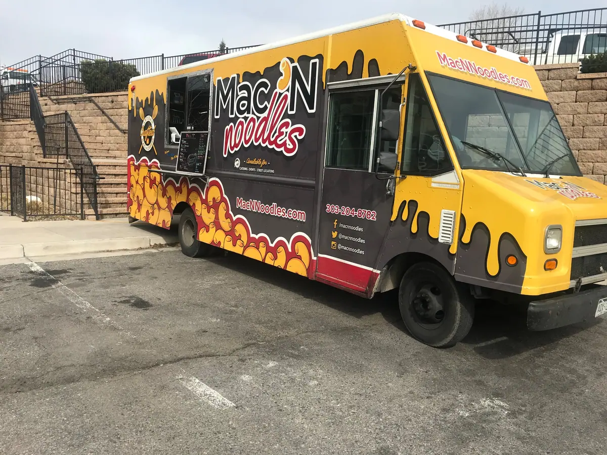 Mac N Noodles food truck at an event