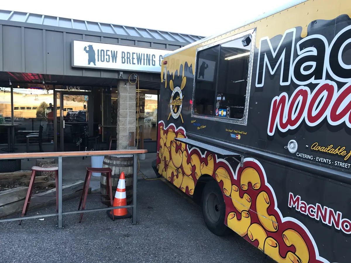 Mac N Noodles food truck at an event