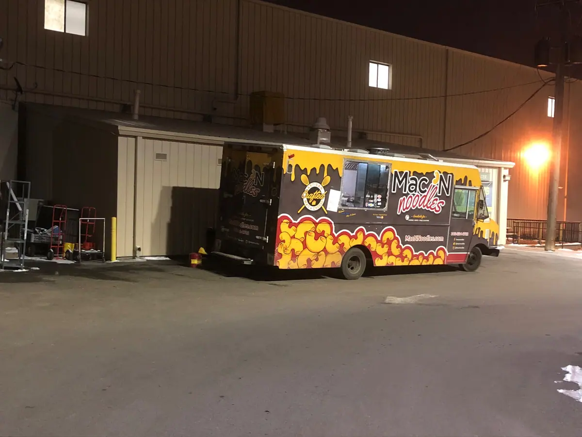 Mac N Noodles food truck at an event