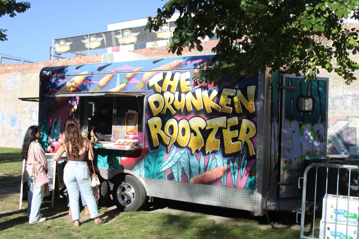 Food truck at an event