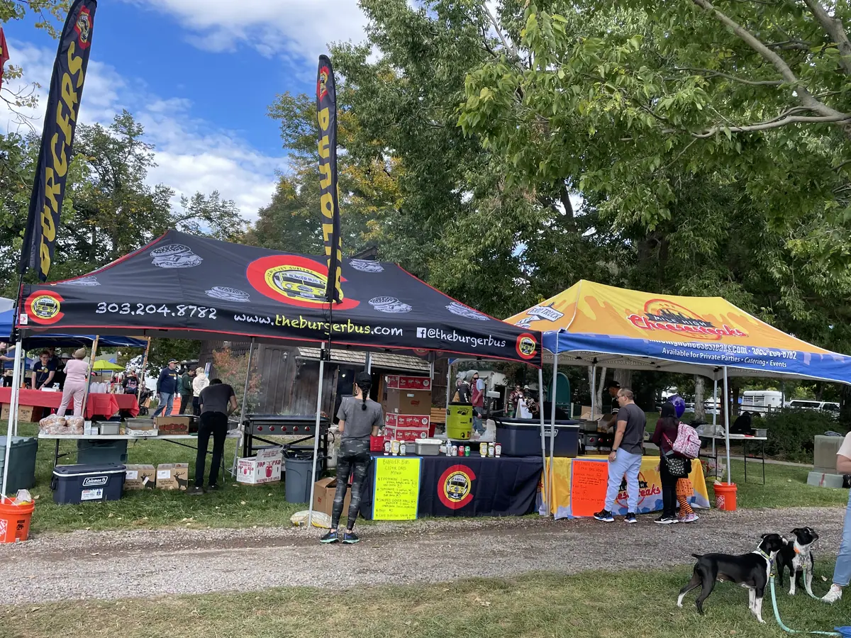 Mile High Cheesesteaks food truck at an event
