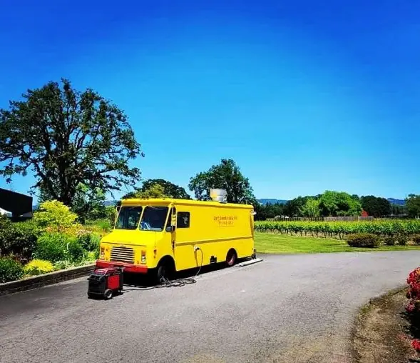 Food truck at an event