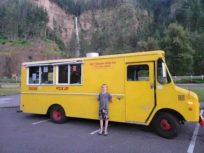 Food truck at an event