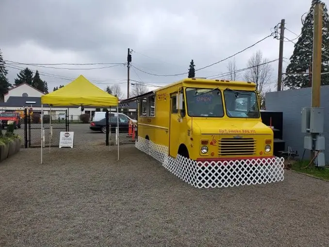 Food truck at an event