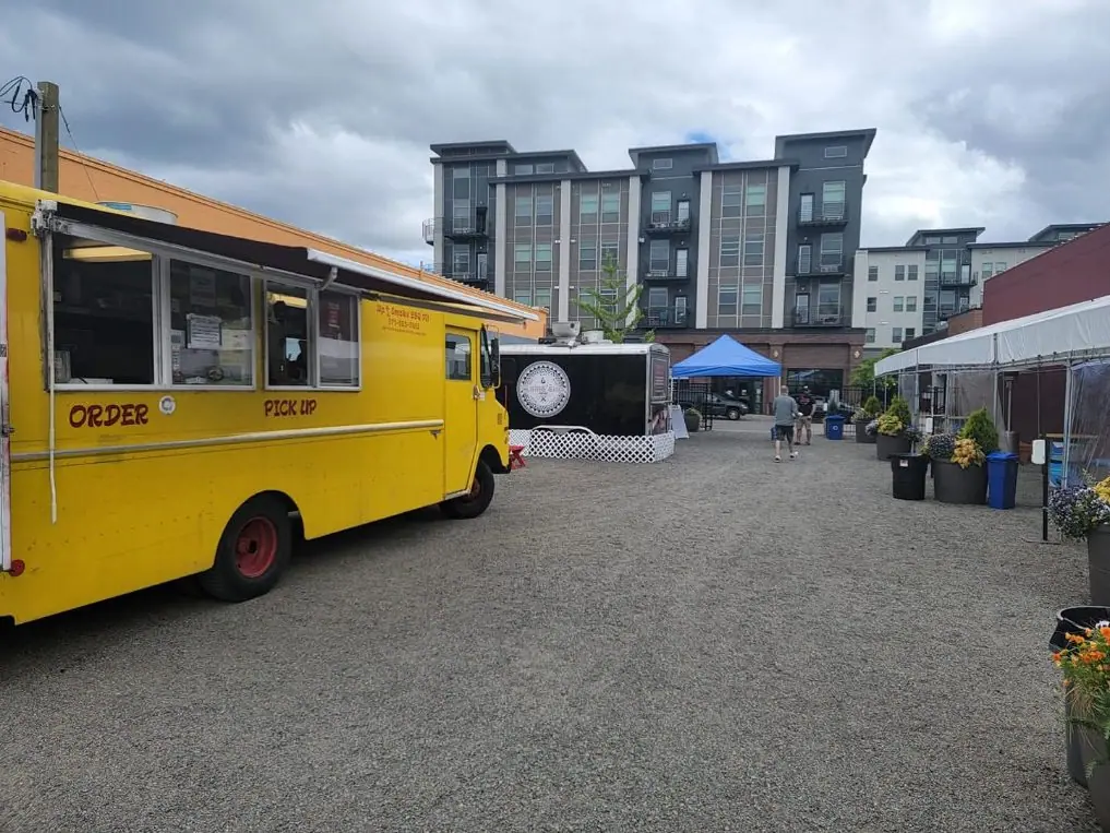 BBQ catering from a local food truck