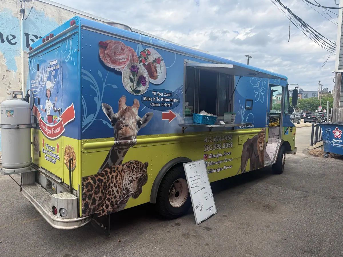 Food truck at an event