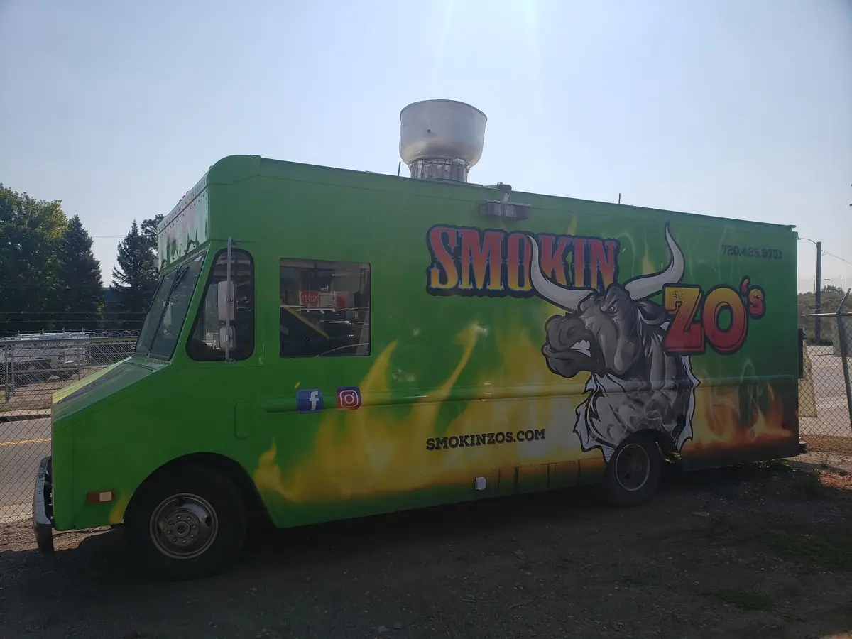 Smokin Zo's food truck at an event