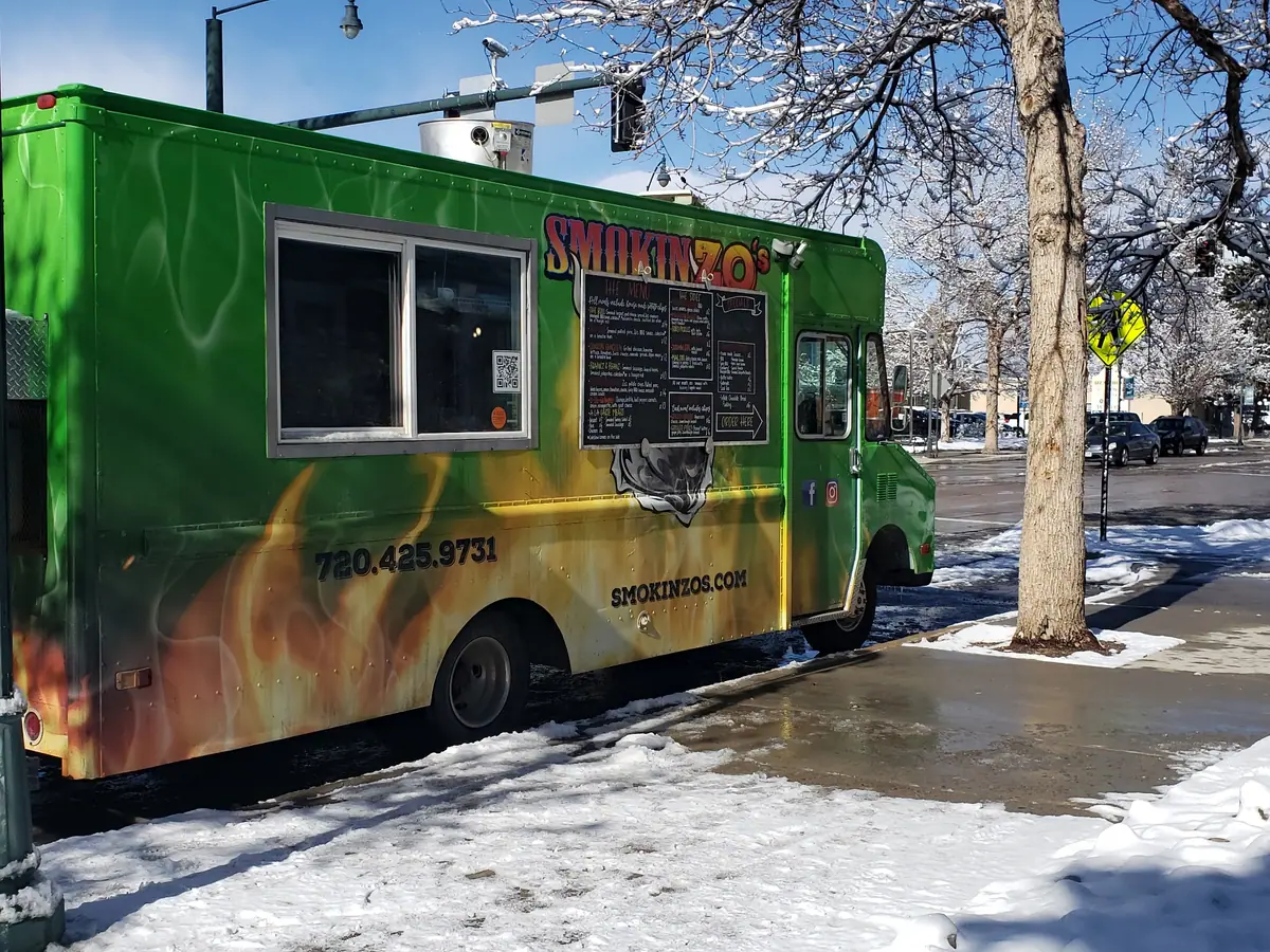 Smokin Zo's food truck at an event