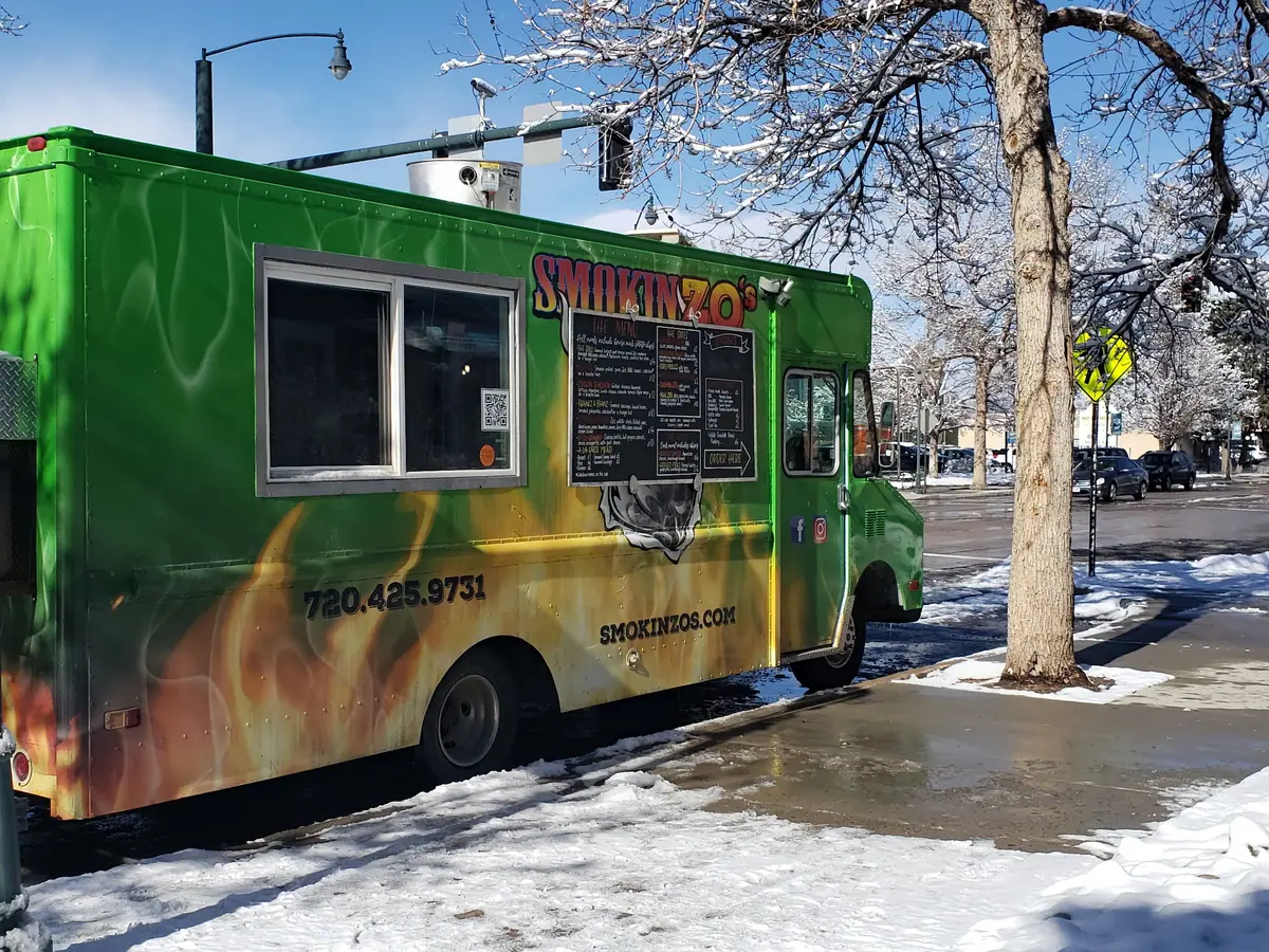 Smokin Zo's food truck at an event