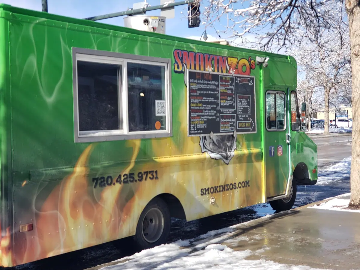 Smokin Zo's food truck at an event