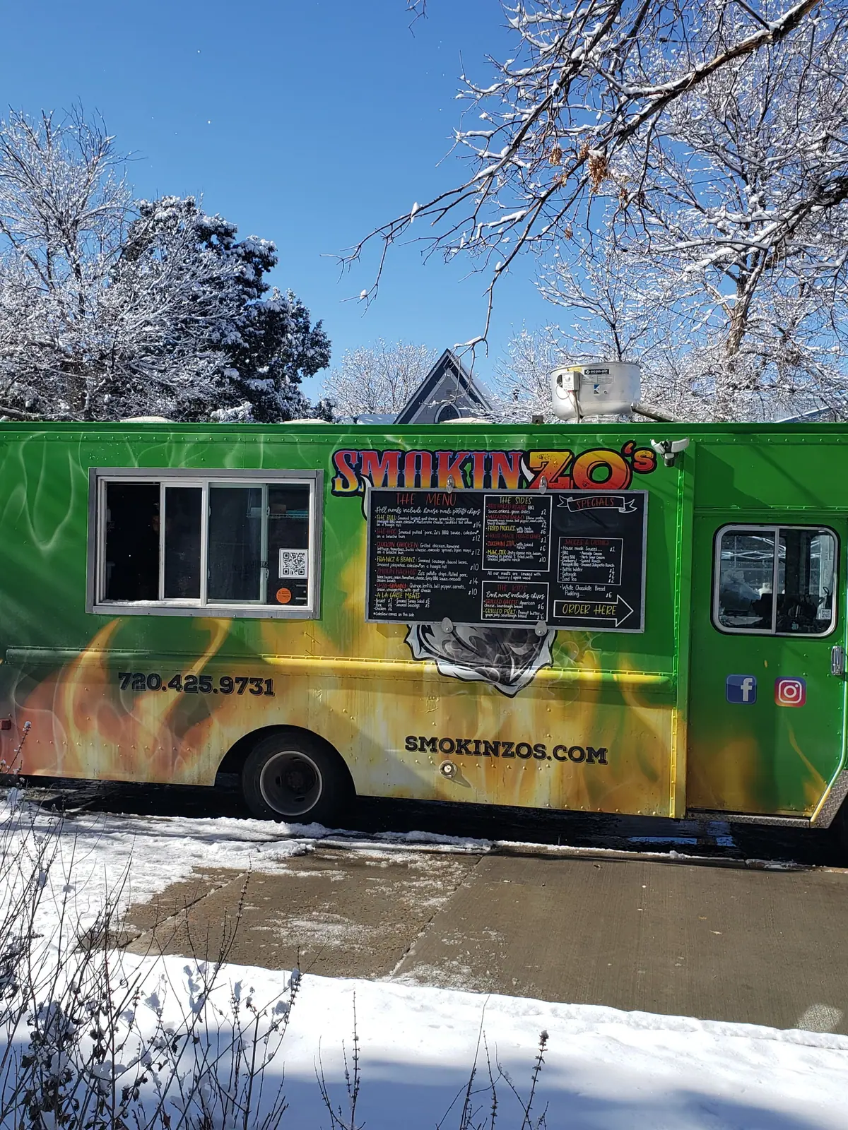 Smokin Zo's food truck at an event