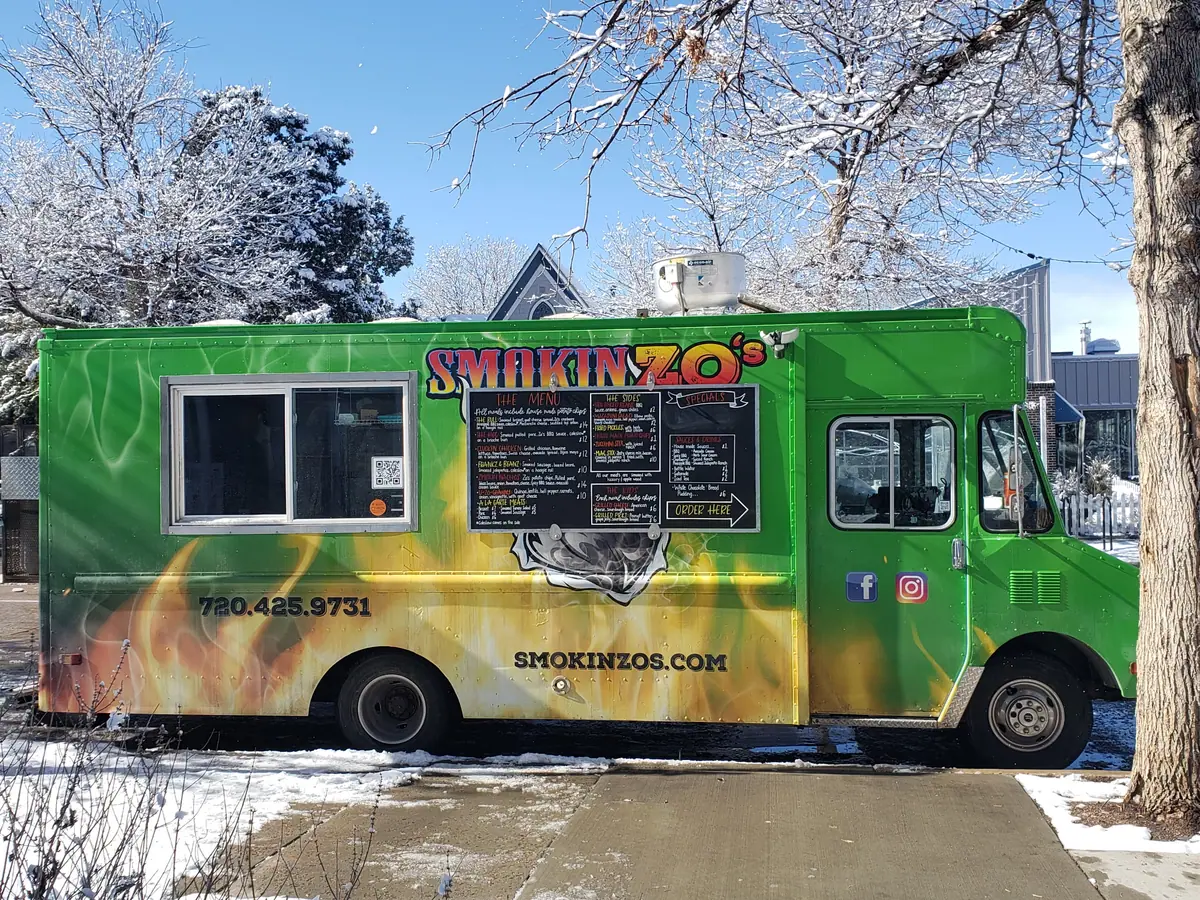 Smokin Zo's food truck at an event
