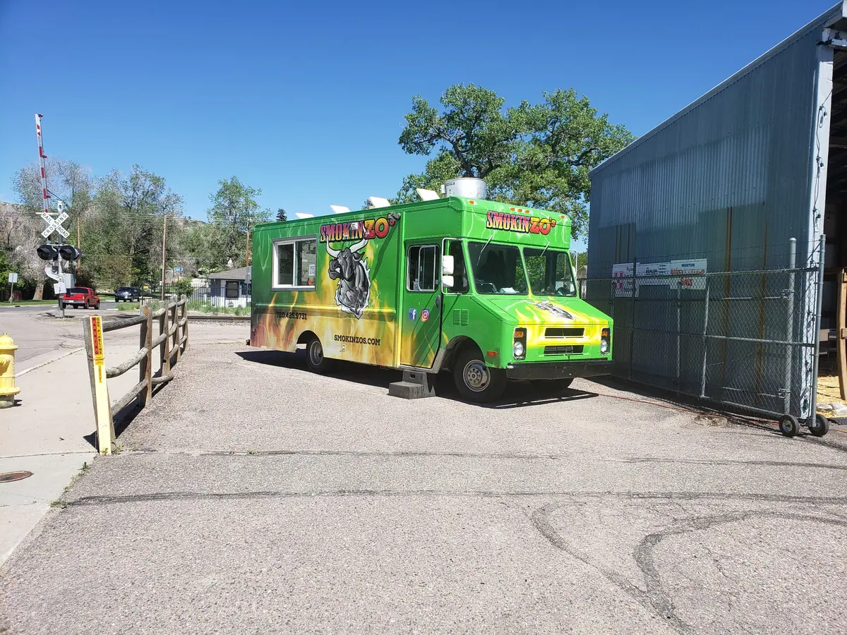Smokin Zo's food truck at an event