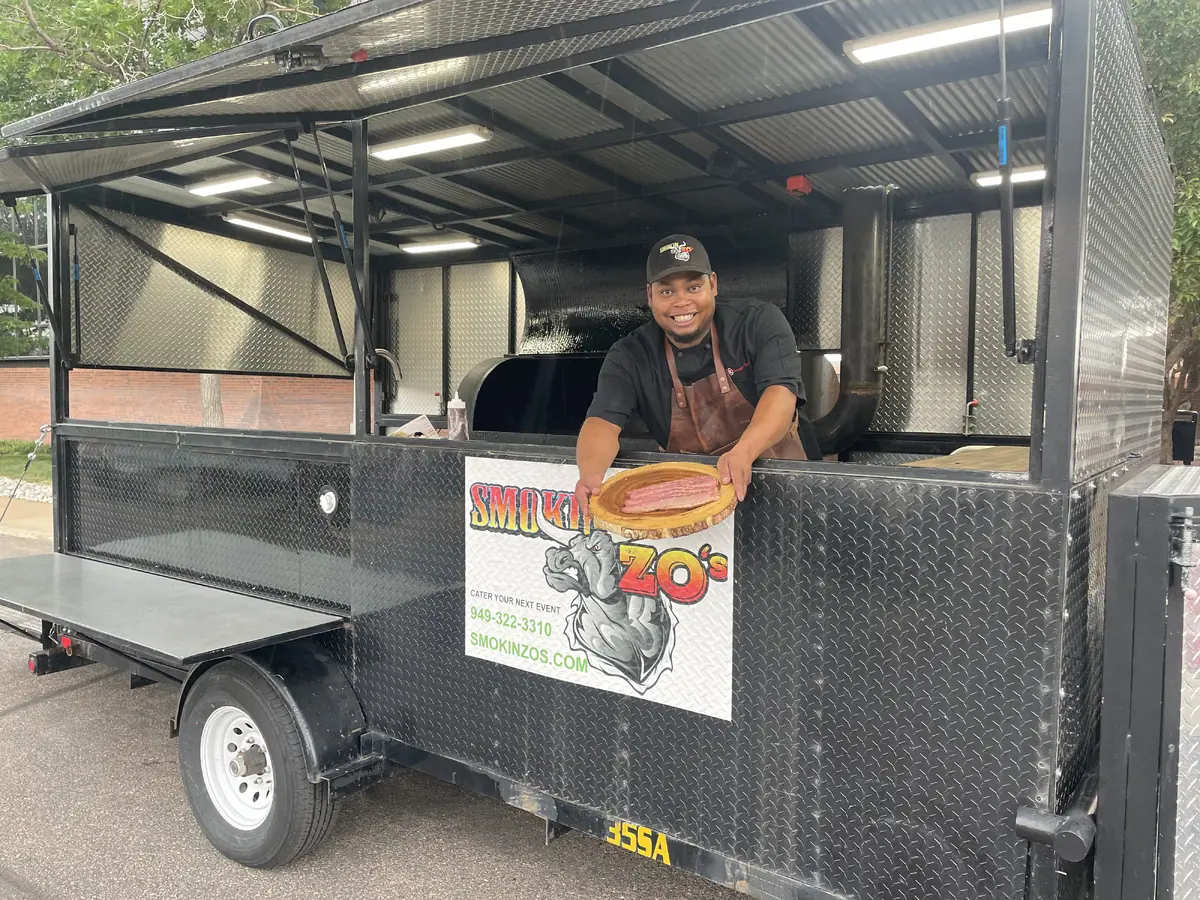 Smokin Zo's food truck at an event