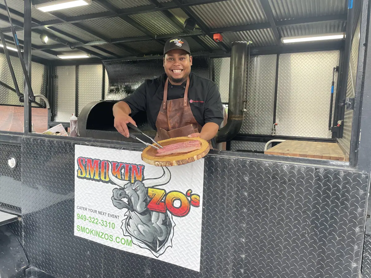 Smokin Zo's food truck at an event