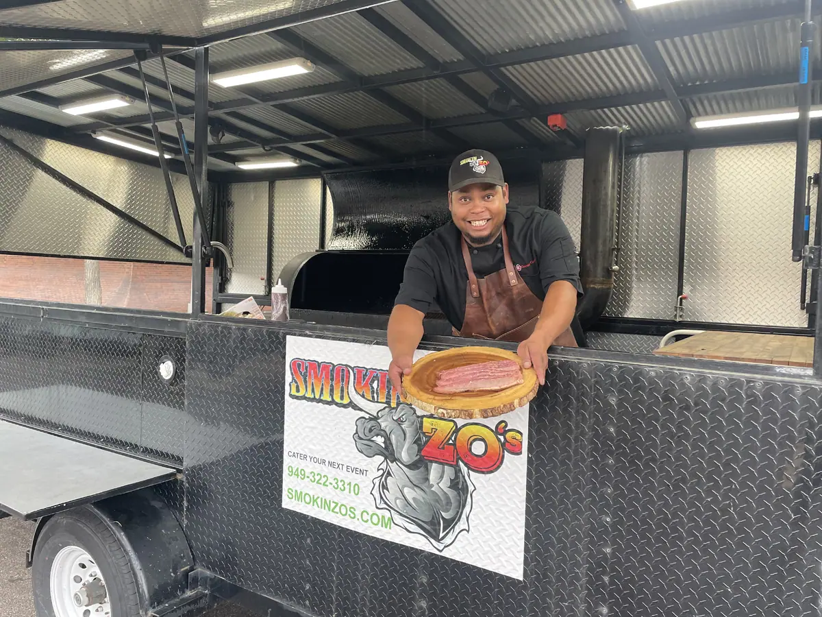 Smokin Zo's food truck at an event