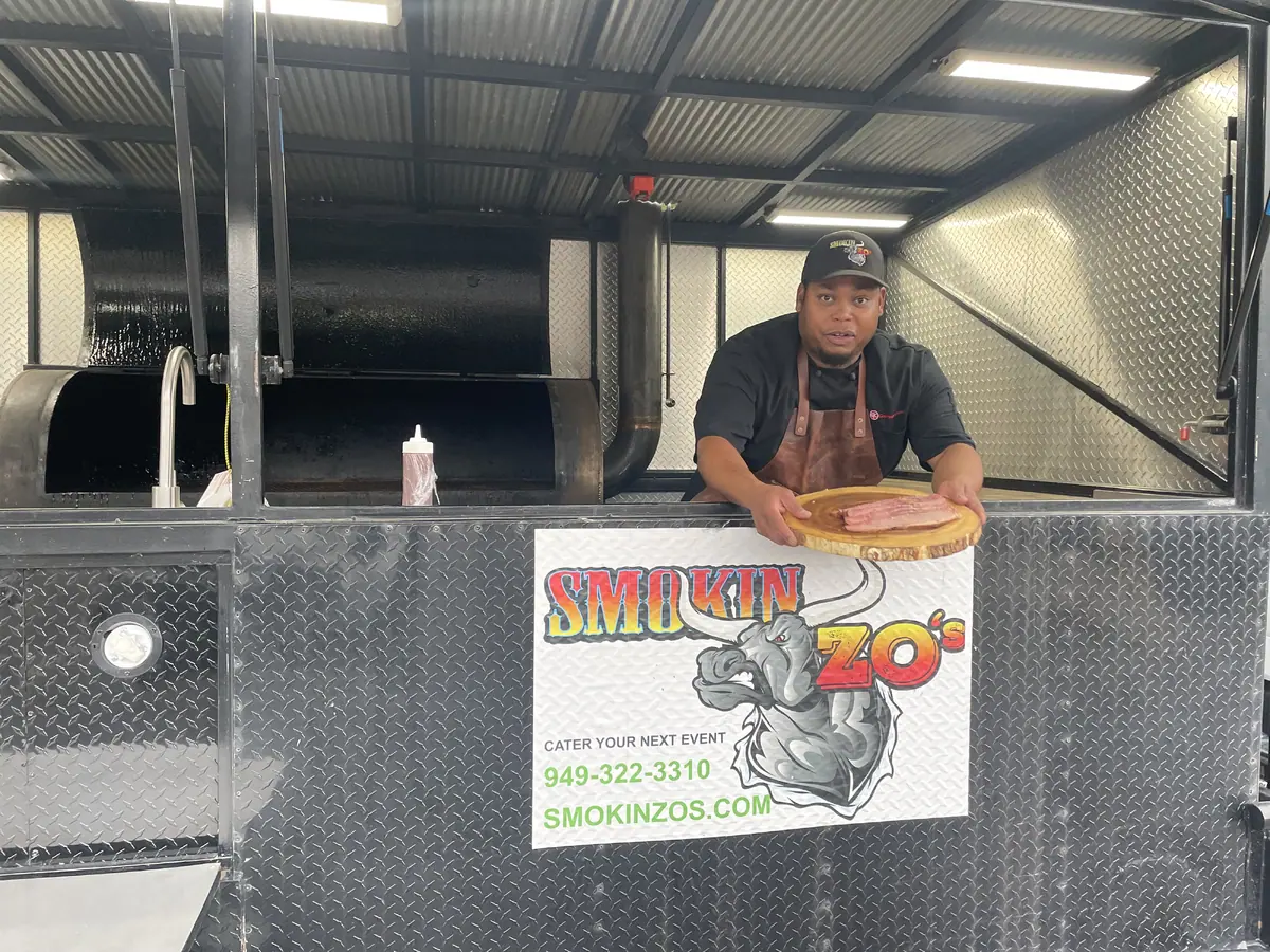 Smokin Zo's food truck at an event