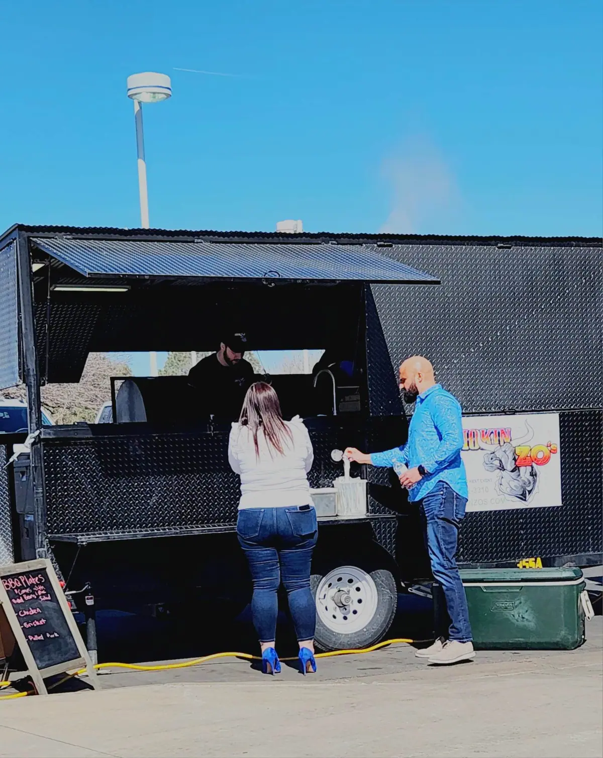 Smokin Zo's food truck at an event