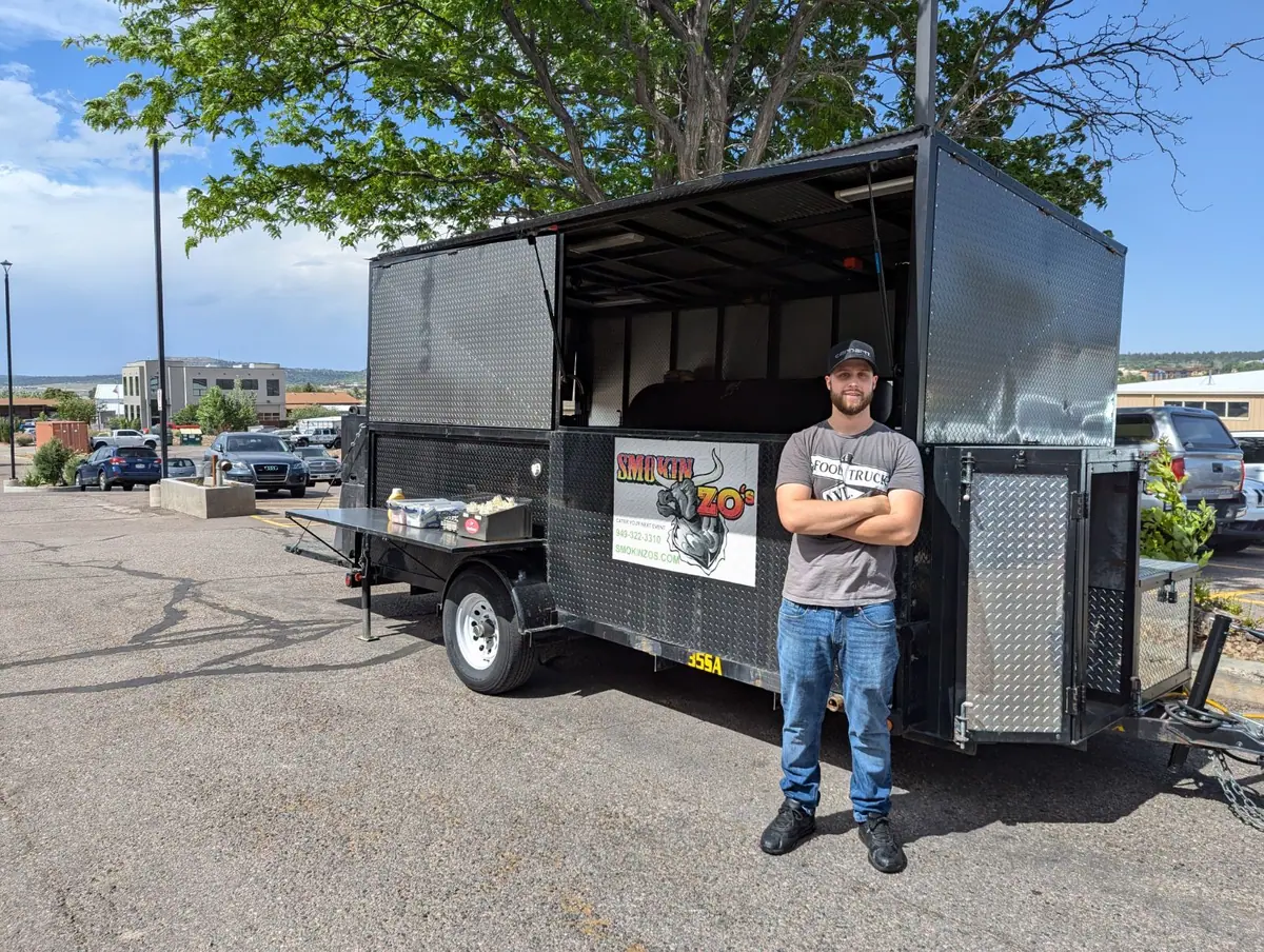 Smokin Zo's food truck at an event