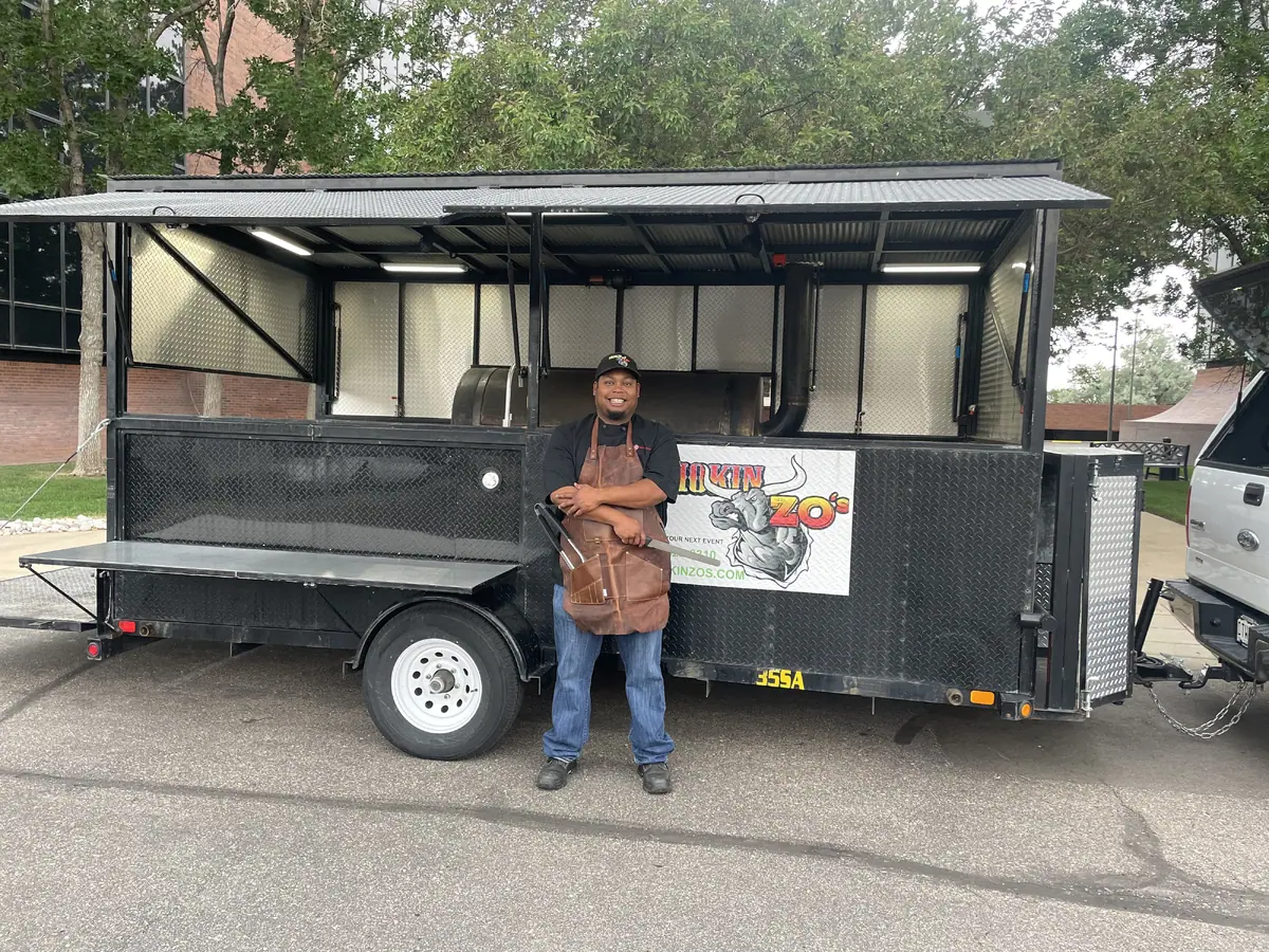 Smokin Zo's food truck at an event