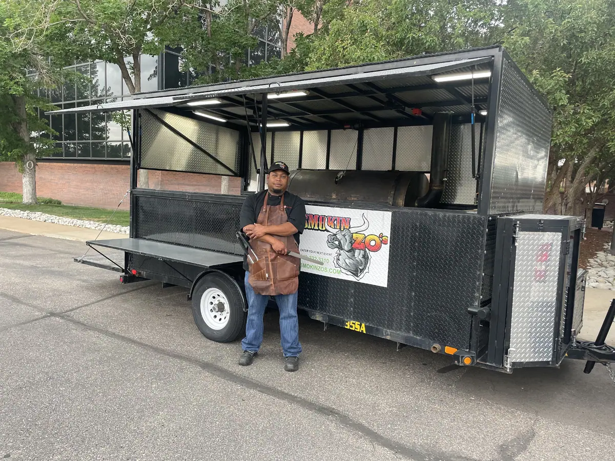 Smokin Zo's food truck at an event