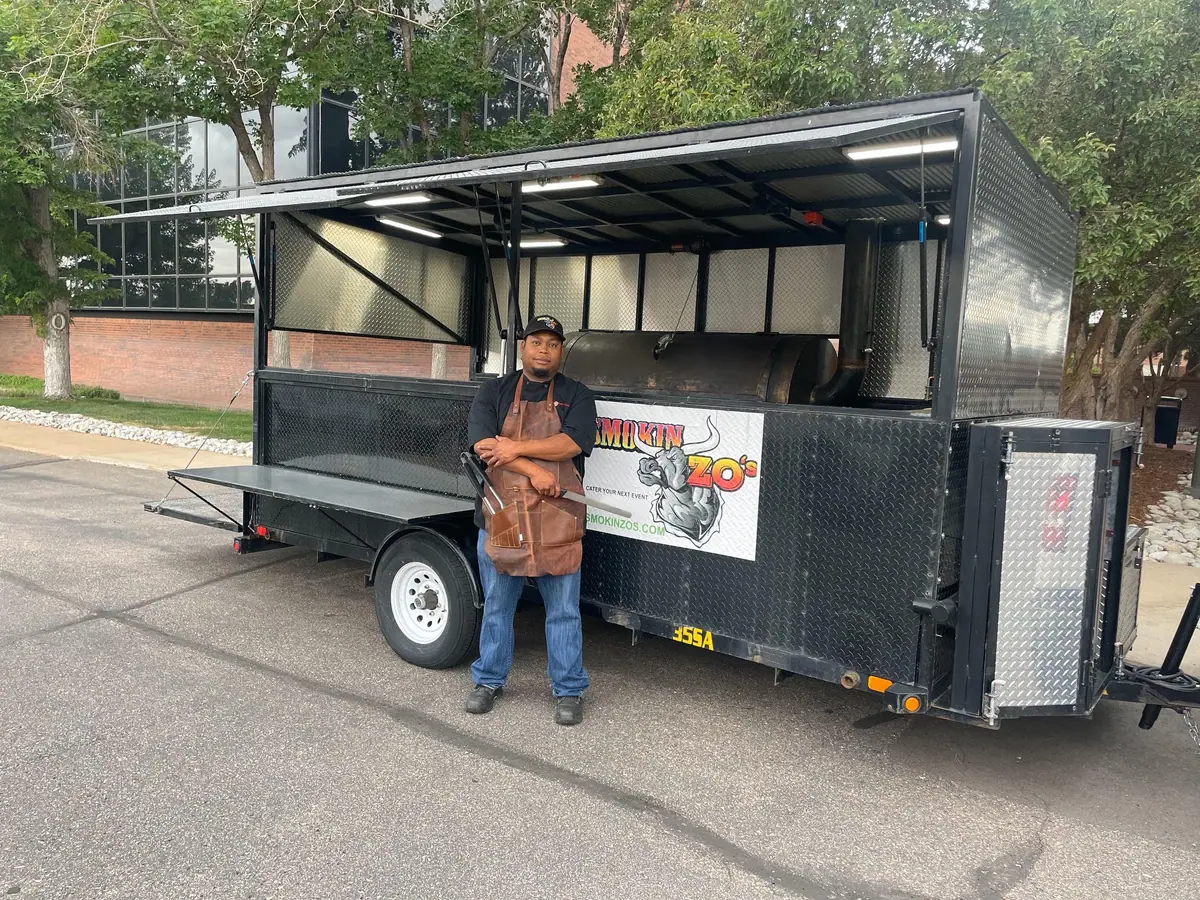 Smokin Zo's food truck at an event