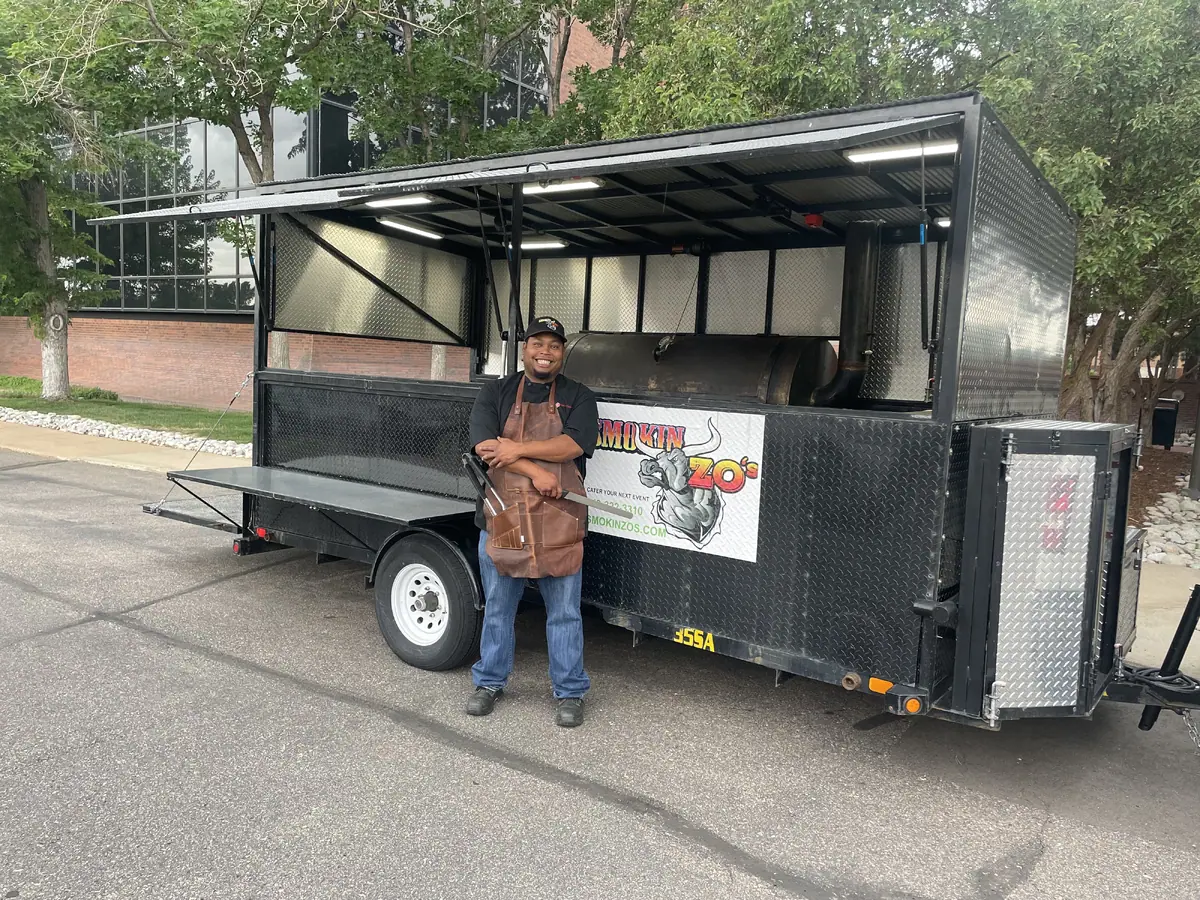 Smokin Zo's food truck at an event