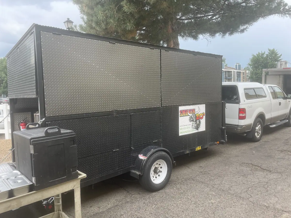 Smokin Zo's food truck at an event