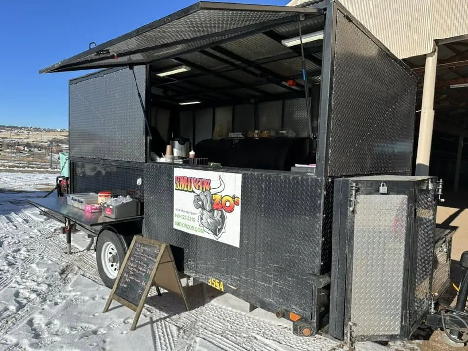 Smokin Zo's food truck at an event
