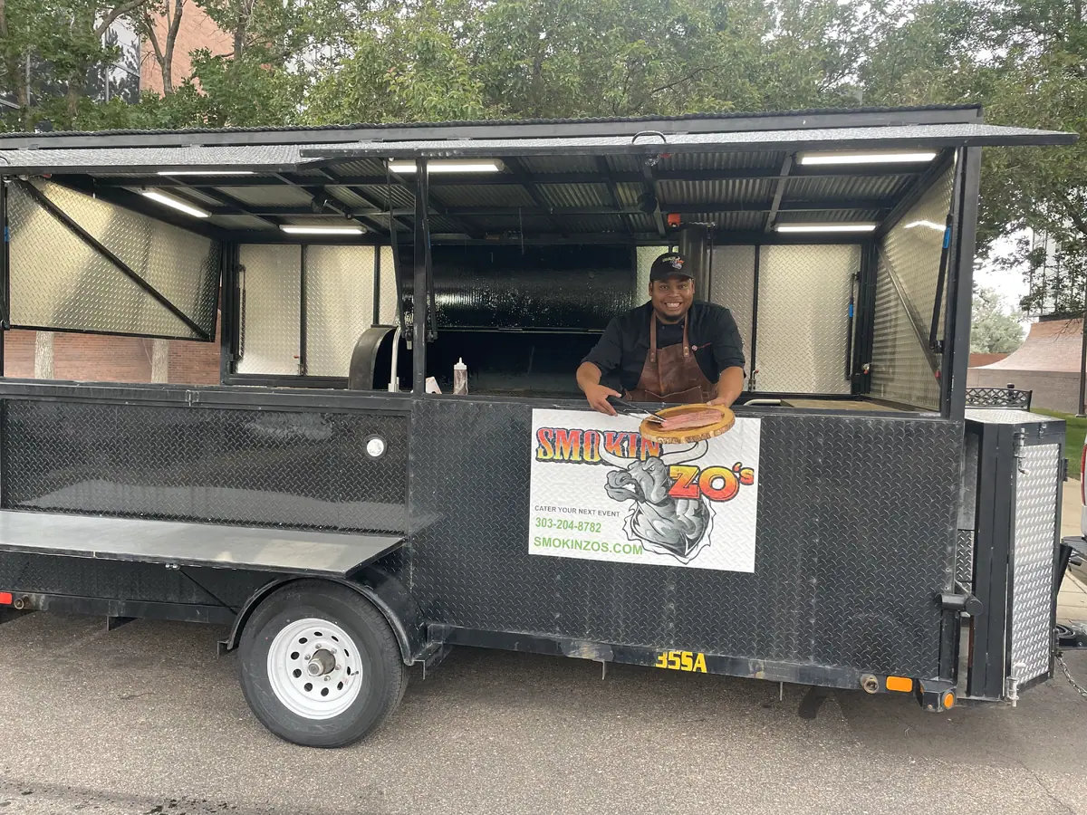 Smokin Zo's food truck at an event